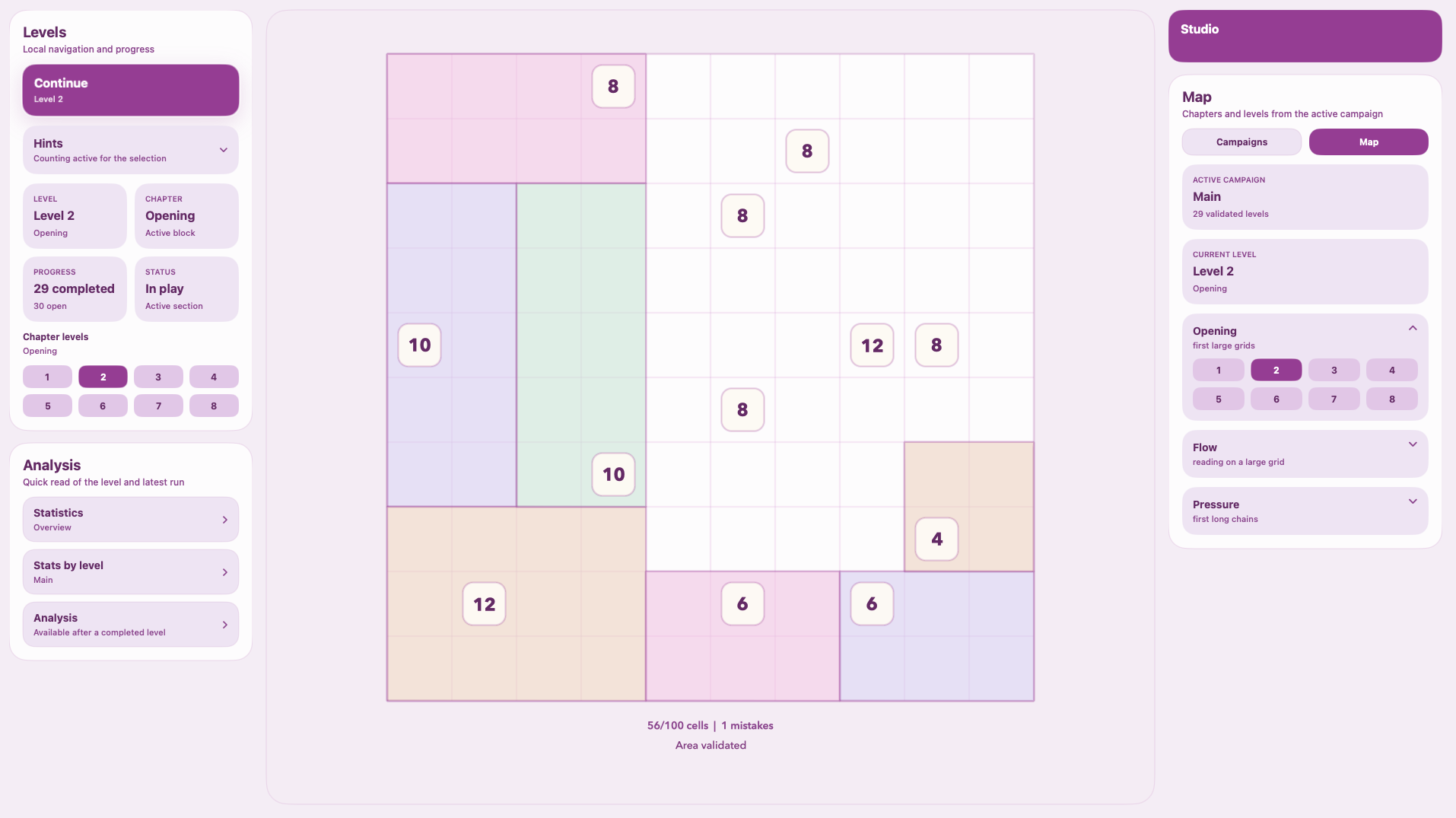 Shikaku on Mac - main gameplay screen